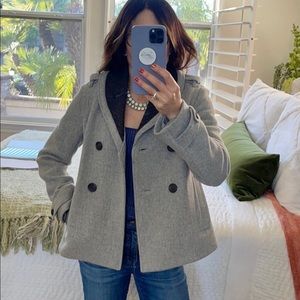 J.Crew Stadium Cloth Coat